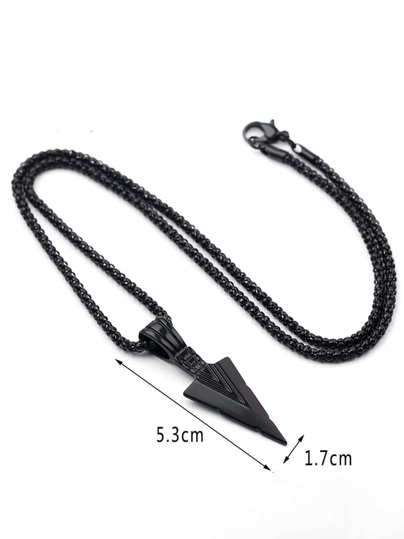 Arrow Black Pendant Chain