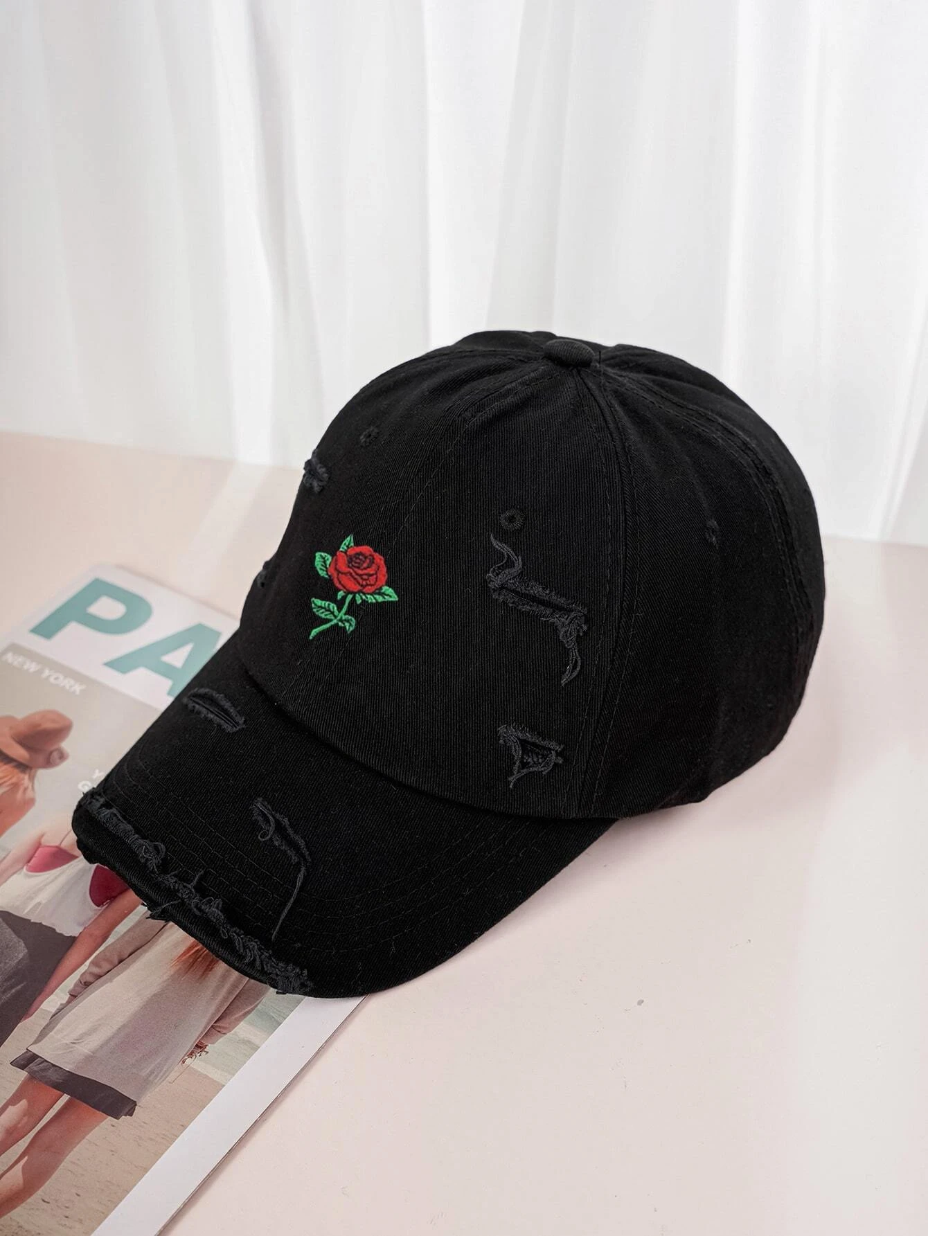 Black Bloom Cap