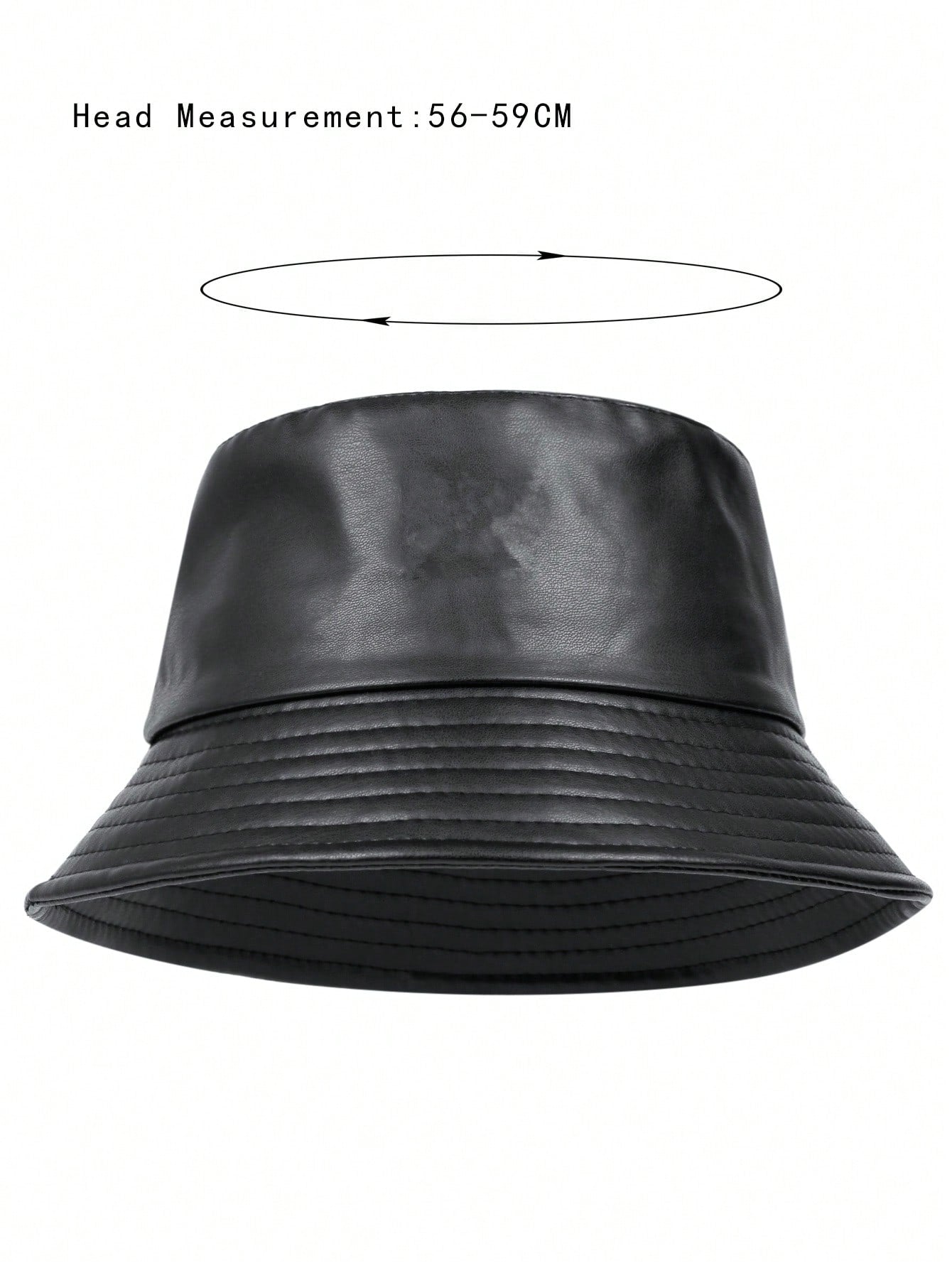 Slick Noir Leather Bucket