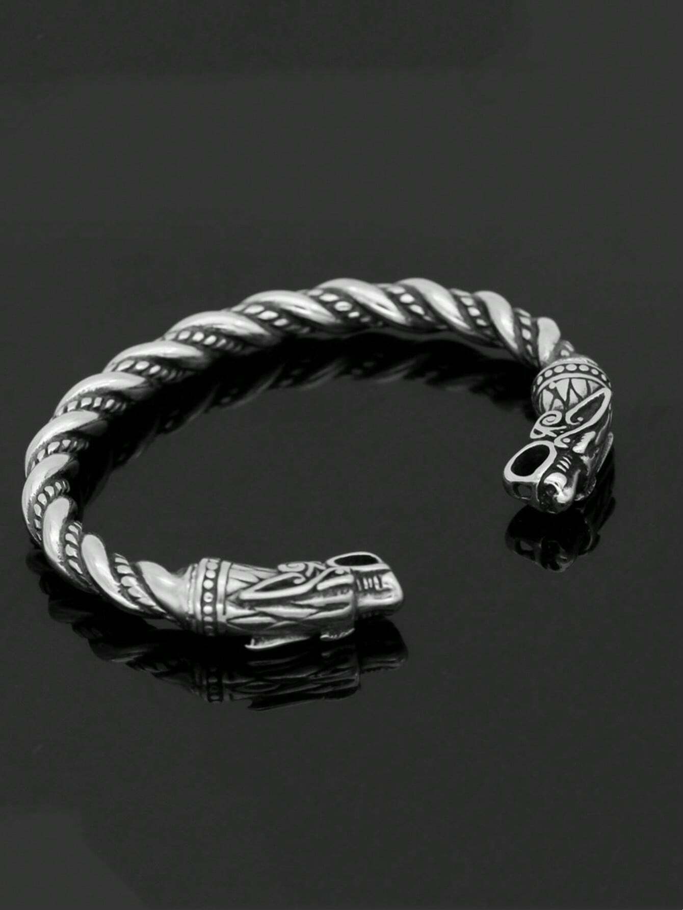 Twisted – Braided Steel Cuff