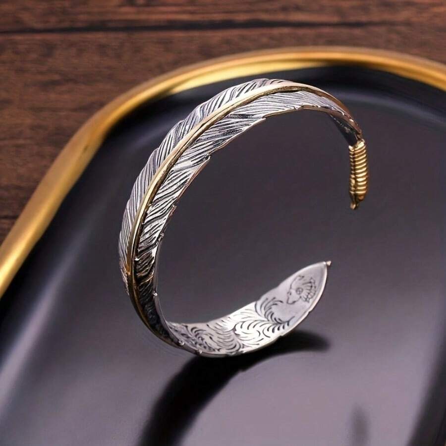 Vintage Feather Cuff