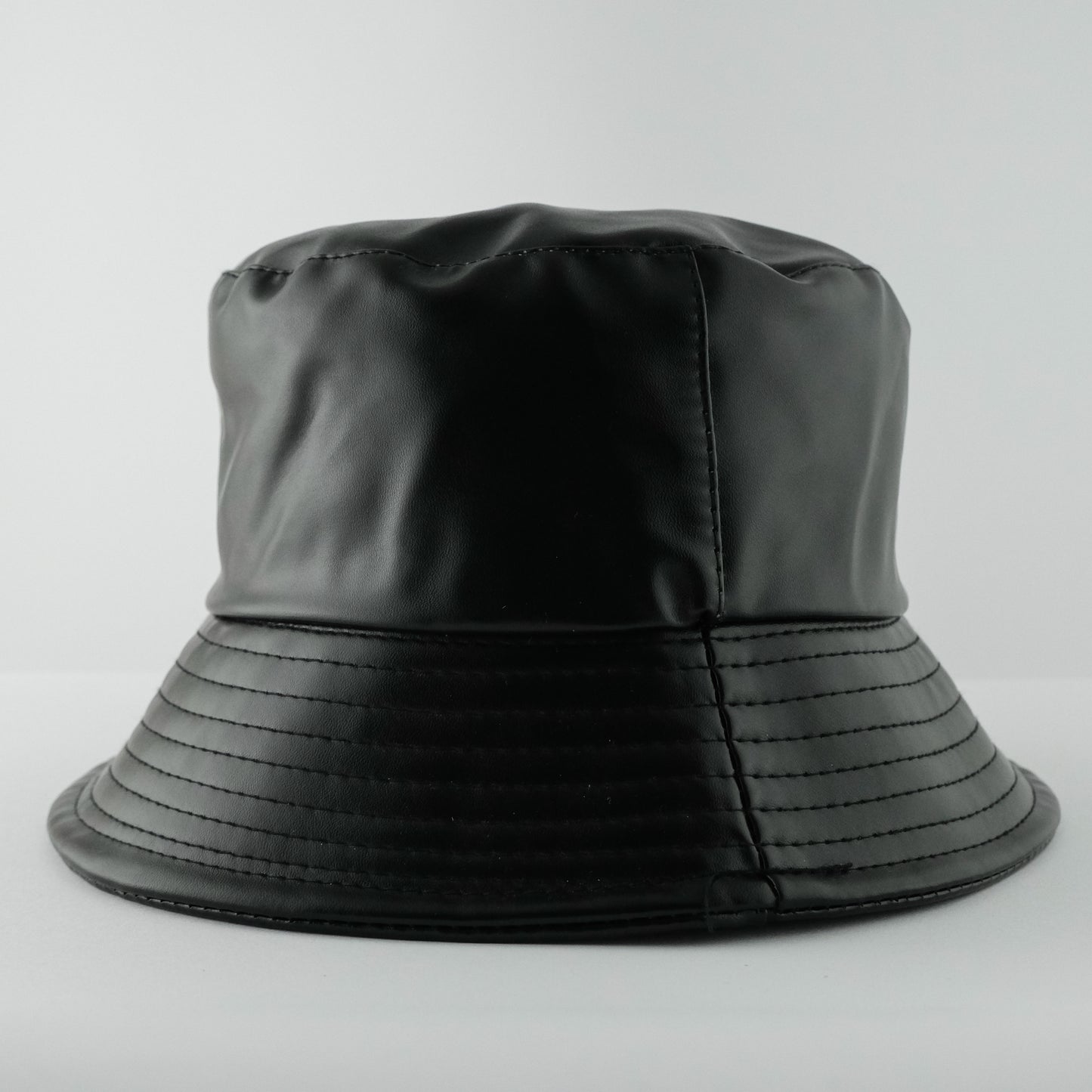 Slick Noir Leather Bucket