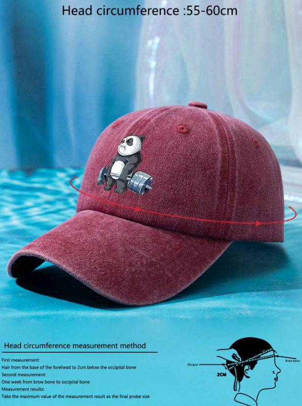 Panda Washed Cap