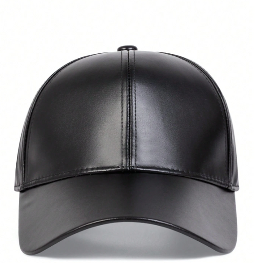 Midnight Leather Cap