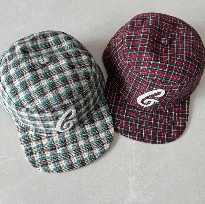 Retro Plaid Baseball Cap