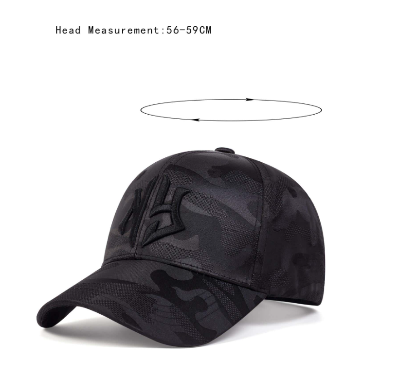 Camo Black Cap