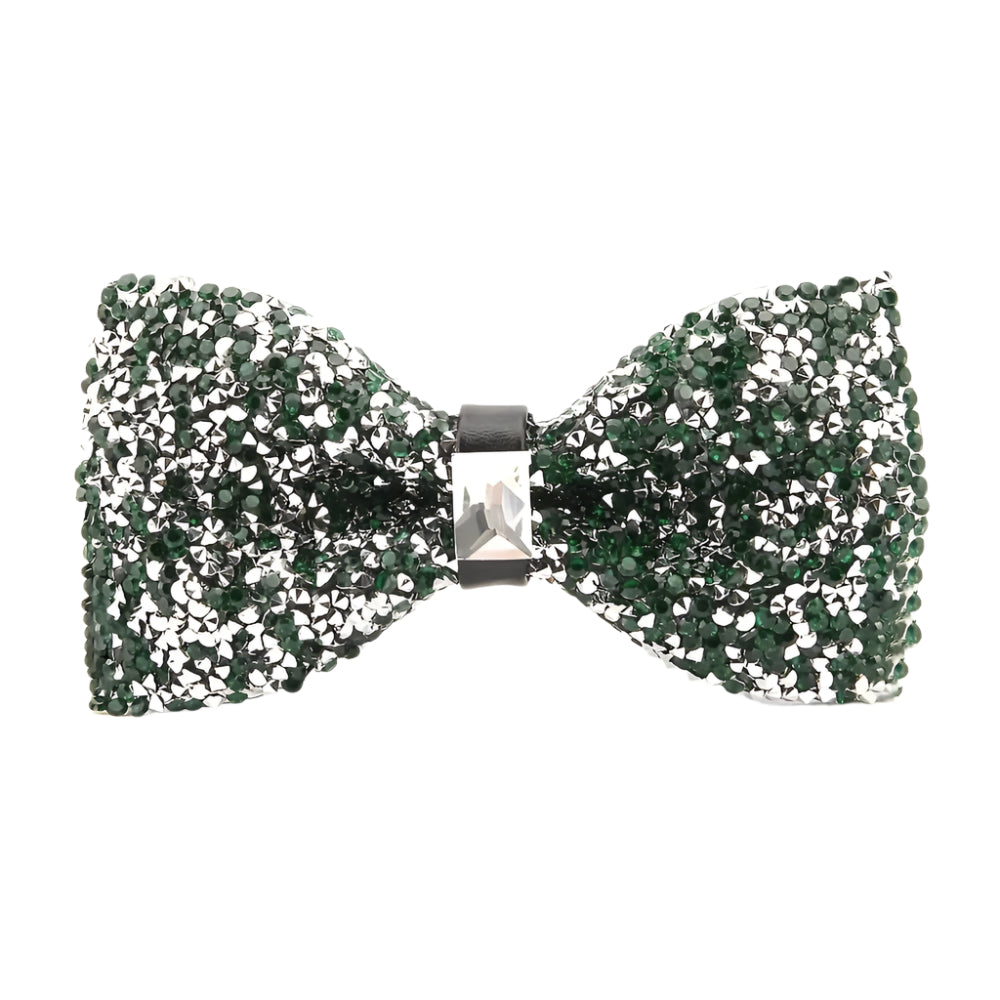 Glitter Rhinestone Bow Tie
