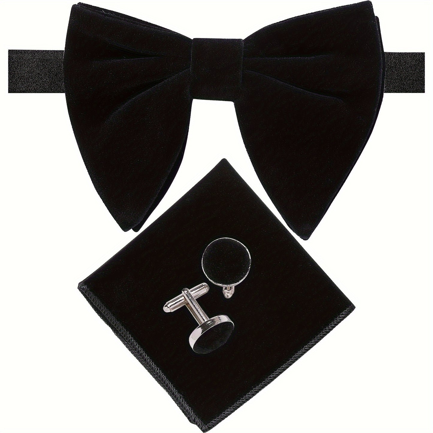 Oversized Velvet Bow Set