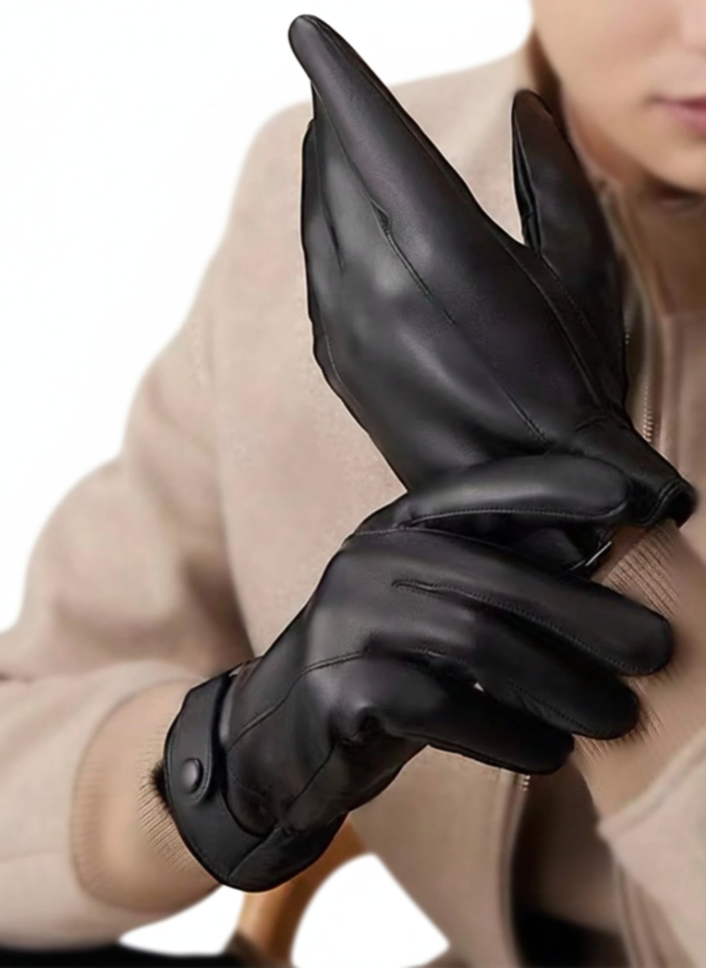 Lined Leather Gloves