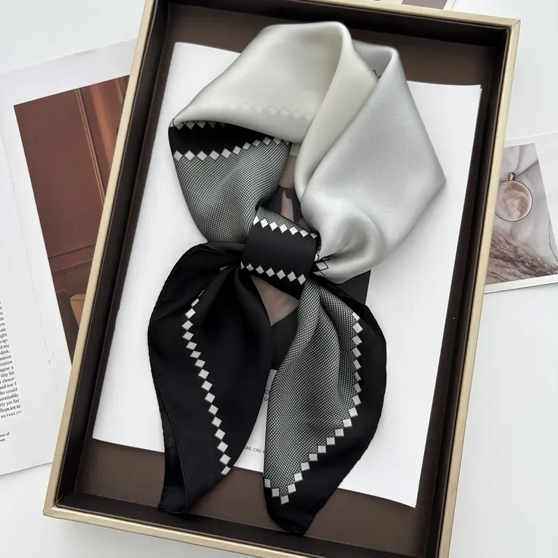 Noire Jacquard Neckerchief