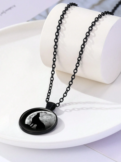 Glow Wolf Pendant Chain