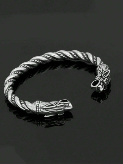 Twisted – Braided Steel Cuff