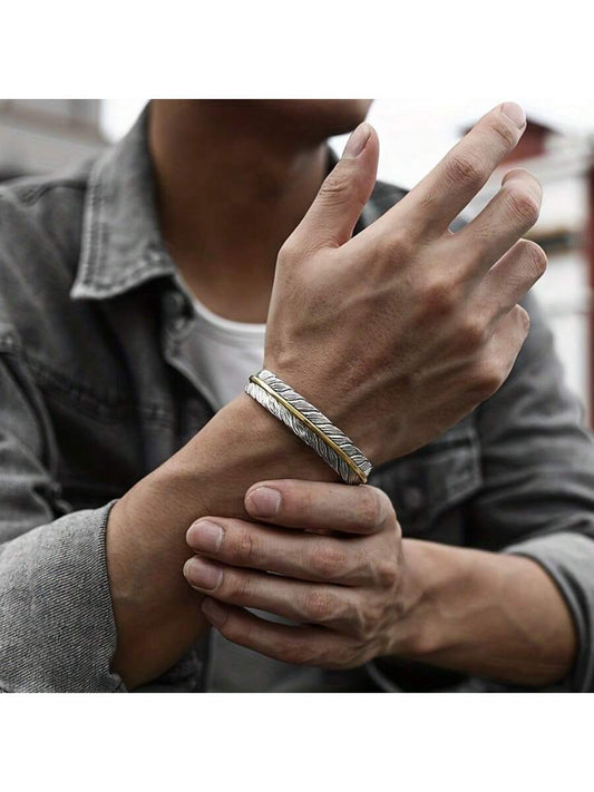 Vintage Feather Cuff