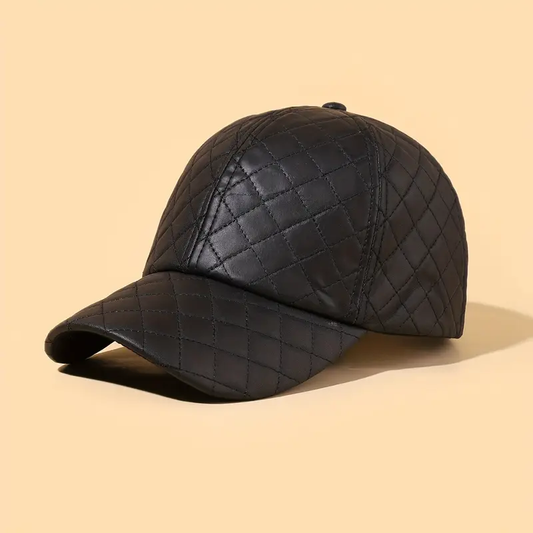 Black Rhinestone Cap