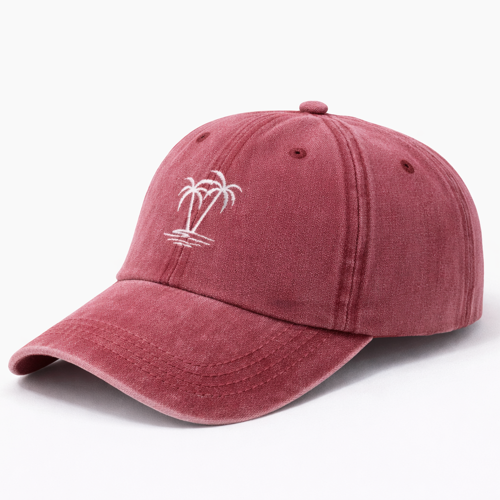 Palm Burgundy Cap
