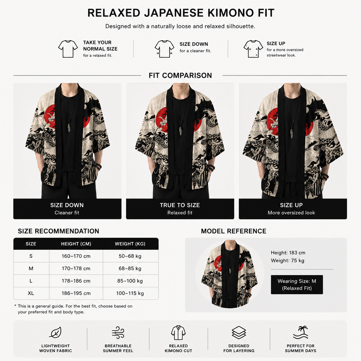 Kuroha Japanese Kimono