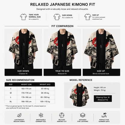Kuroha Japanese Kimono