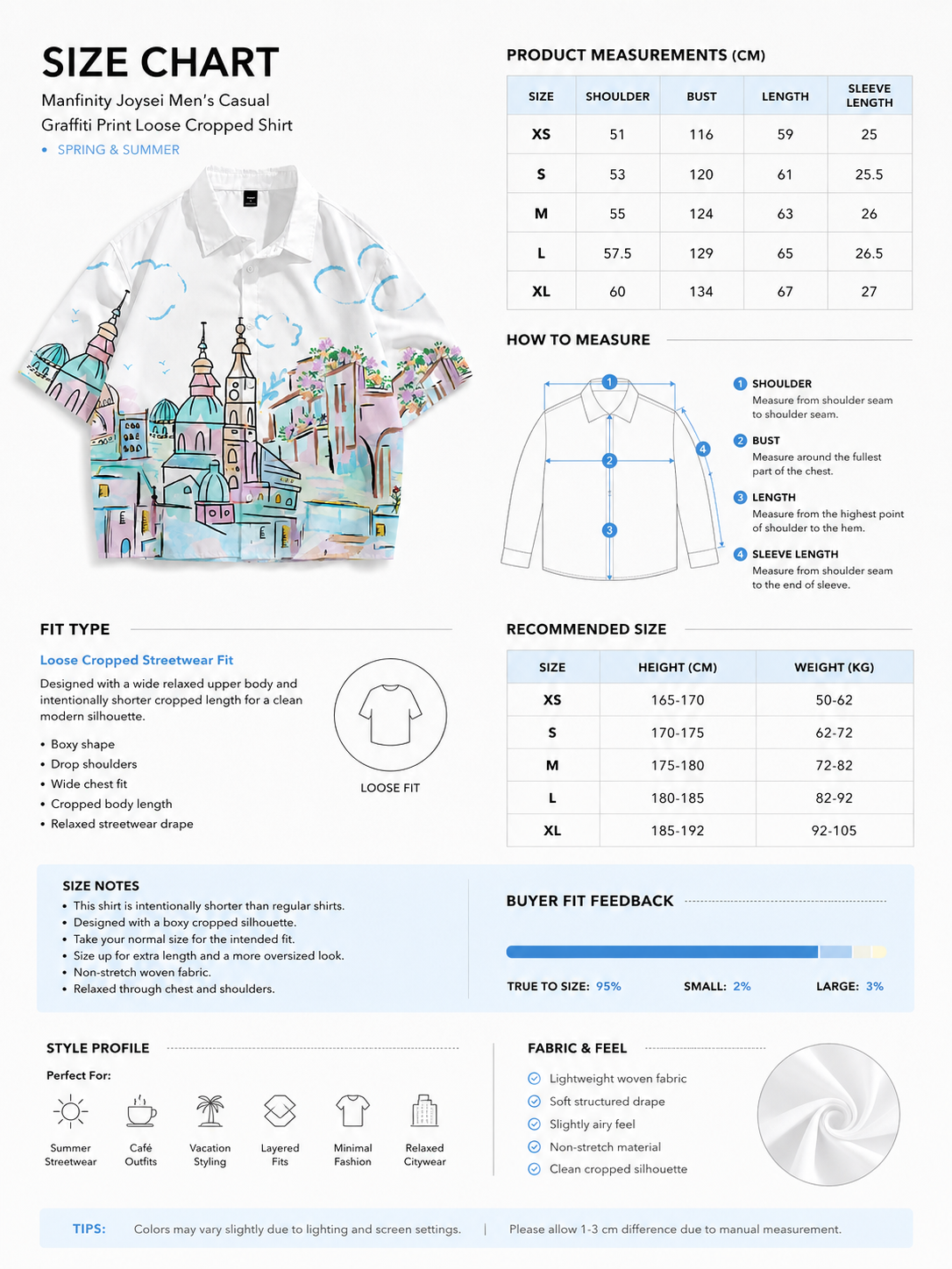 Santorini Cropped Shirt