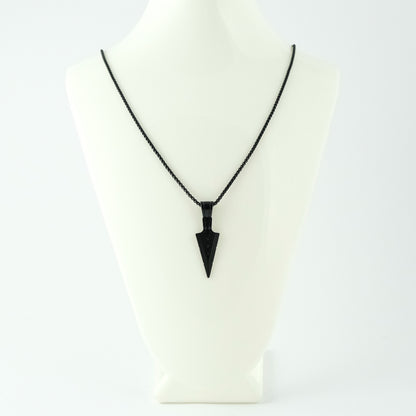 Arrow Black Pendant Chain