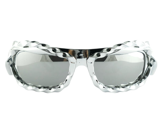 Y2K Voltage – Futuristic Shield Shades