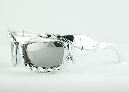 Y2K Voltage – Futuristic Shield Shades
