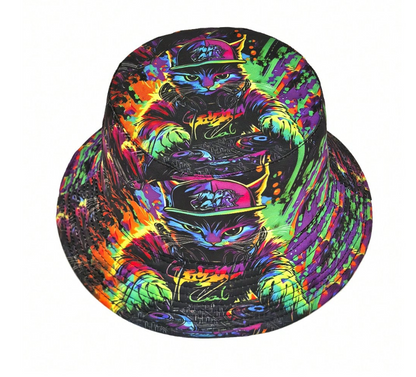 Neon Cat Bucket