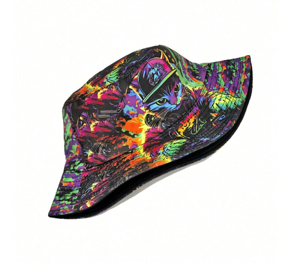 Neon Cat Bucket