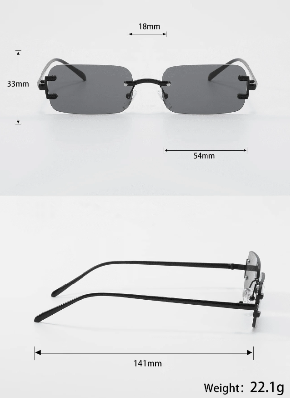Noir Rimless