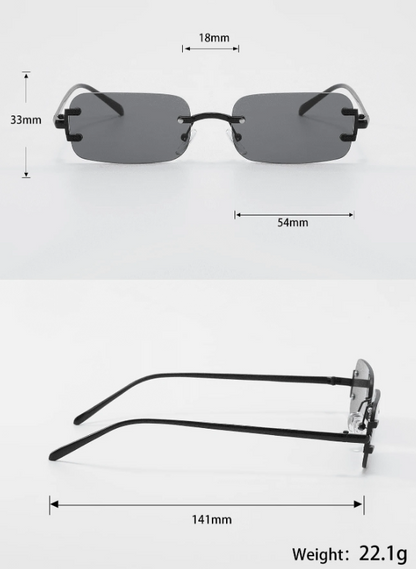 Noir Rimless