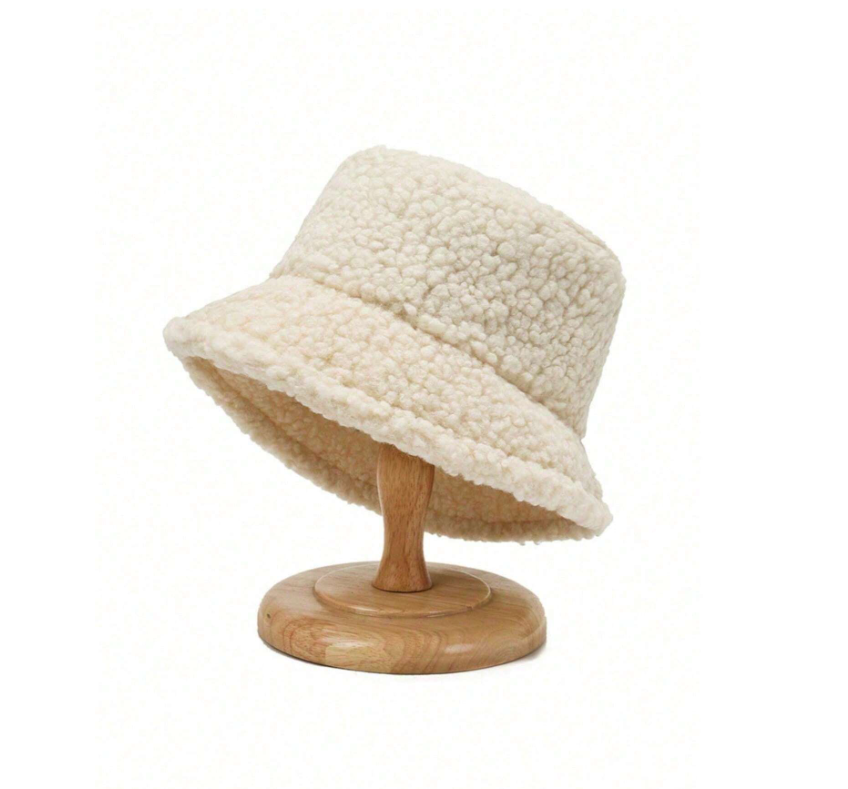 Beige Sherpa Bucket