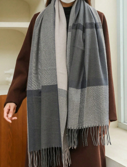 Refined Colorblock Scarf