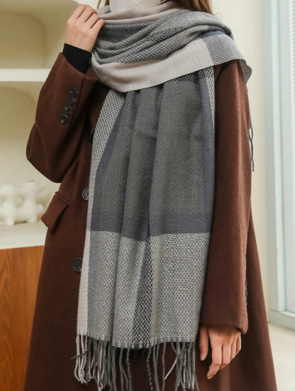 Refined Colorblock Scarf