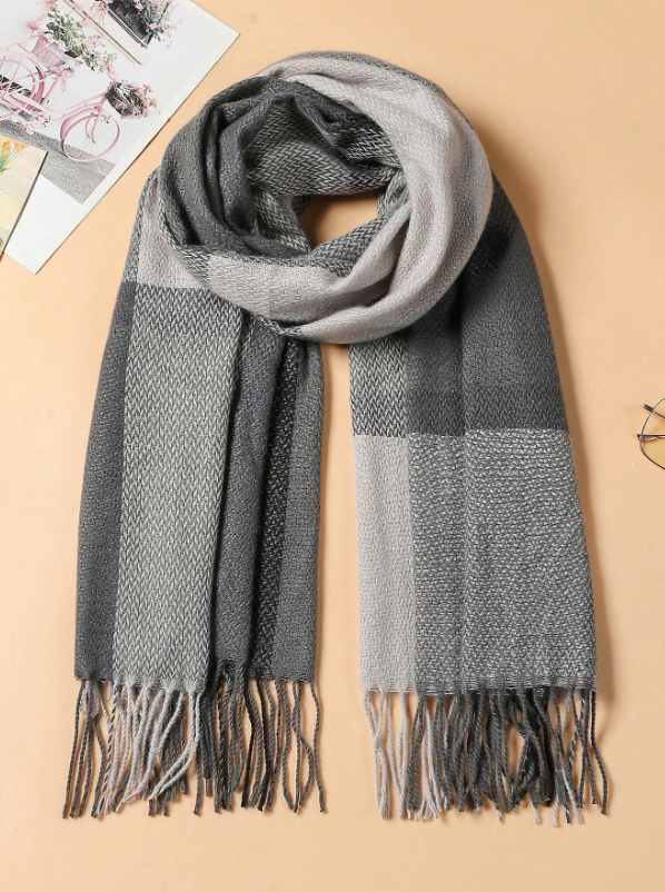 Refined Colorblock Scarf