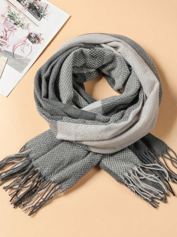 Refined Colorblock Scarf