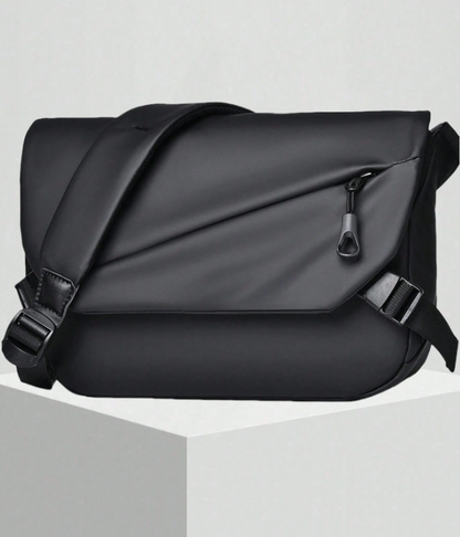 Black Fold Crossbody