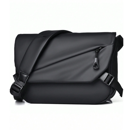 Black Fold Crossbody