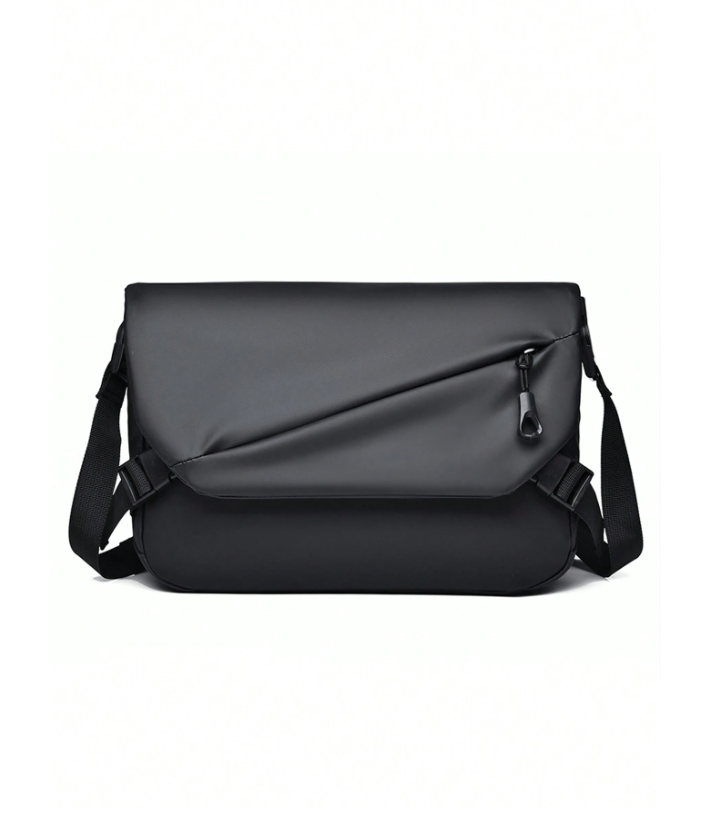 Black Fold Crossbody