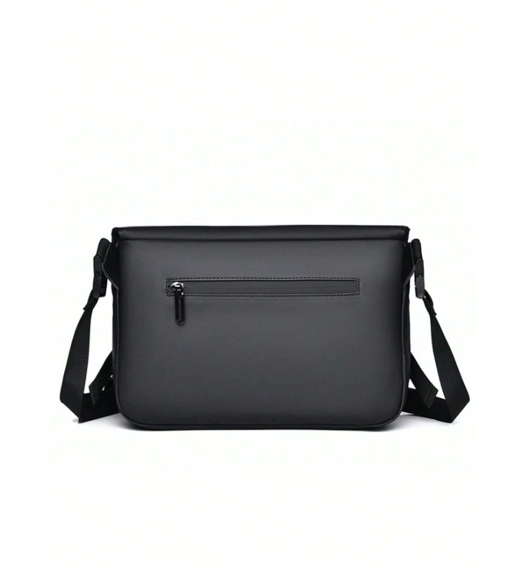 Black Fold Crossbody