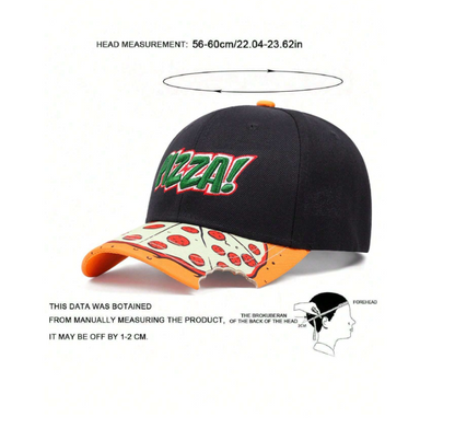 3D PIZZA Cap