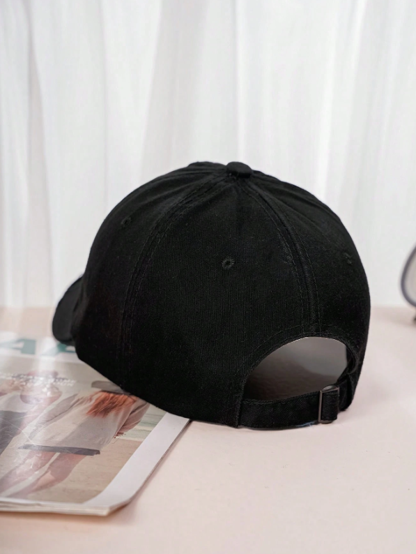 Black Distress Cap