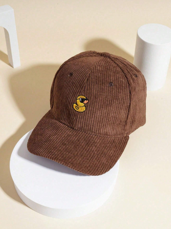 Golden Duck Cord Cap