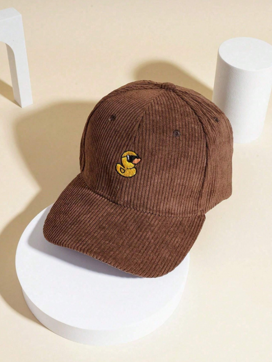 Golden Duck Cord Cap