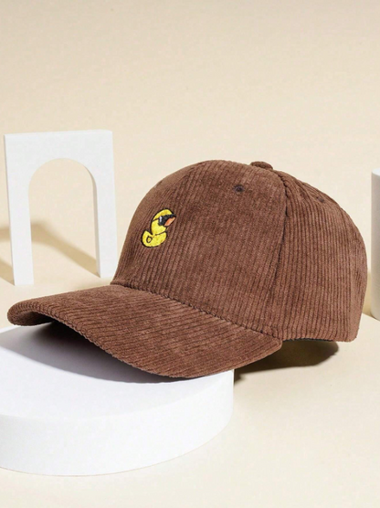 Golden Duck Cord Cap