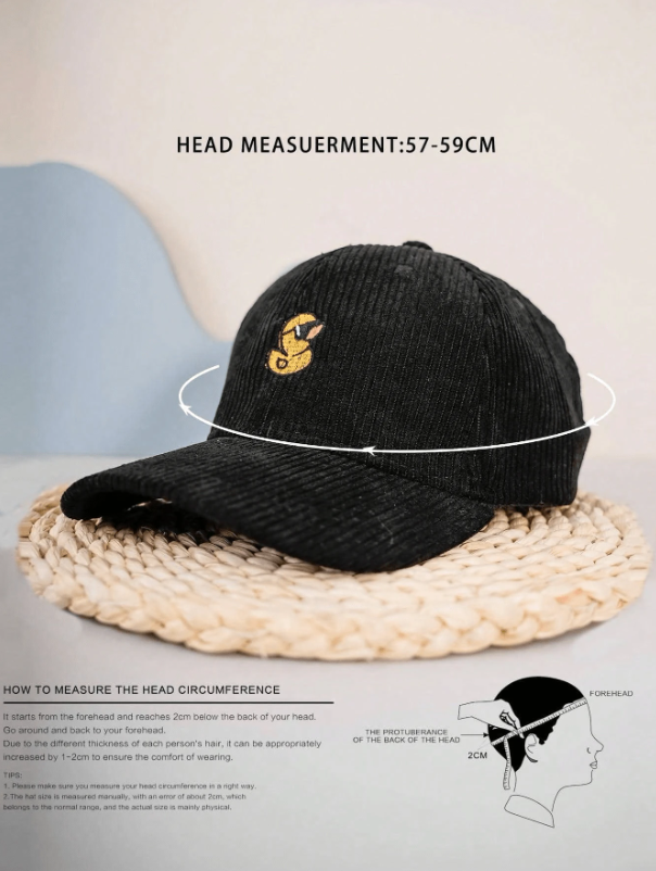 Black Cord Cap