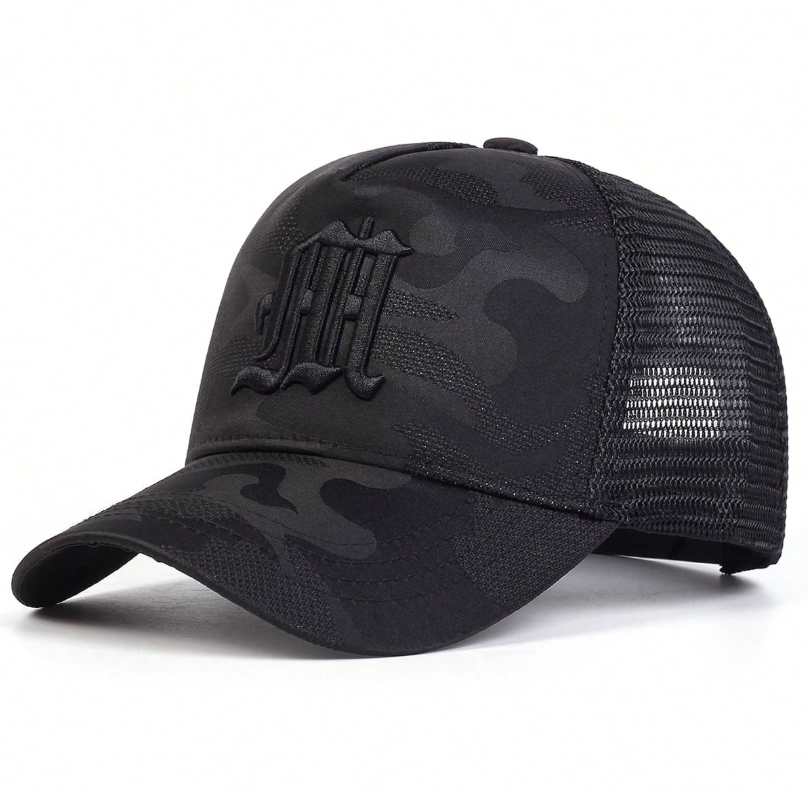 Camo Black Cap