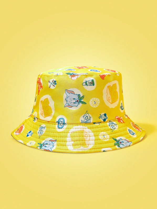 Yellow Tom & Jerry Bucket