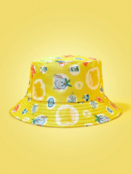 Yellow Tom & Jerry Bucket