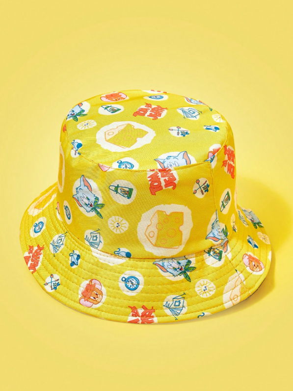 Yellow Tom & Jerry Bucket