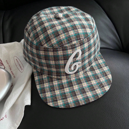 Retro Plaid Baseball Cap