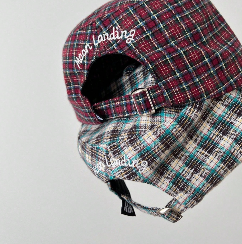 Retro Plaid Baseball Cap
